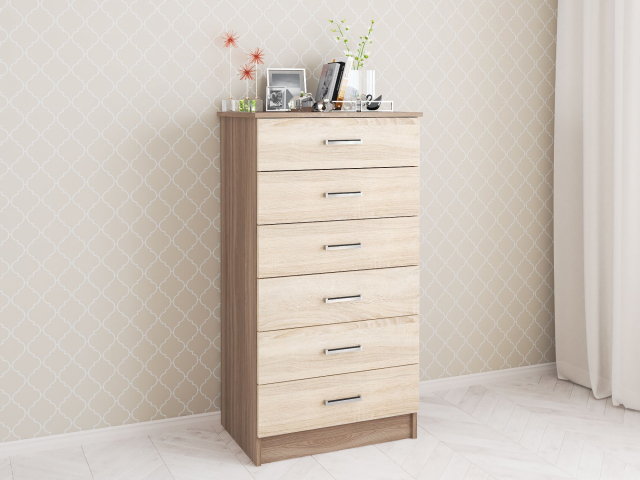 Комод "Катрин-4", ясень шимо/дуб сонома