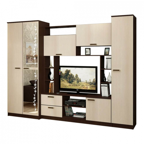 Гостиная "Флора" венге/лоредо