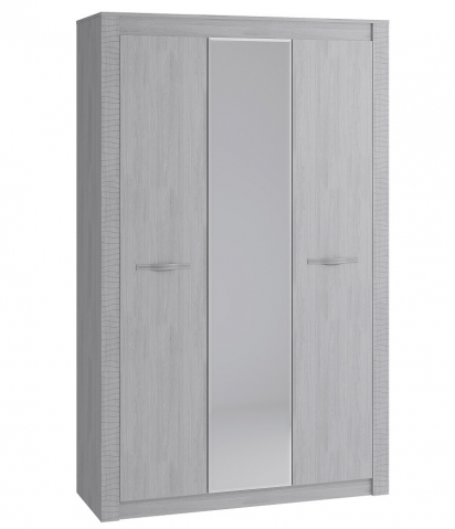 Шкаф 3х-створчатый "Монако" ШК-38, ясень белый/F12