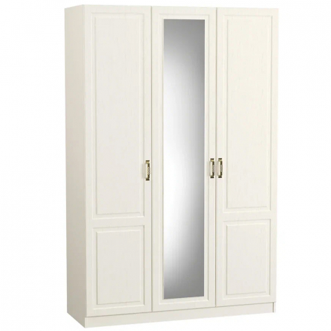 Шкаф комбинированный 08.45.01 Н "Ливерпуль", белый/ясень ваниль