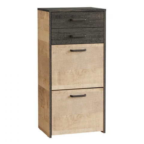 Тумба для обуви "Трувор 13.241.0б" дуб гранж песочный К356, Интра