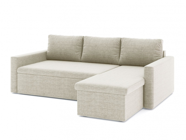 Угловой диван-кровать "Турин" рогожка Дрим Беж