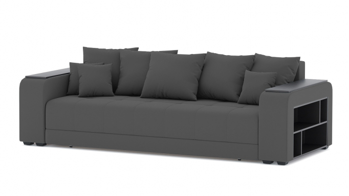 Диван-кровать "Дубай" еврокнижка, велюр Зара Грей 18