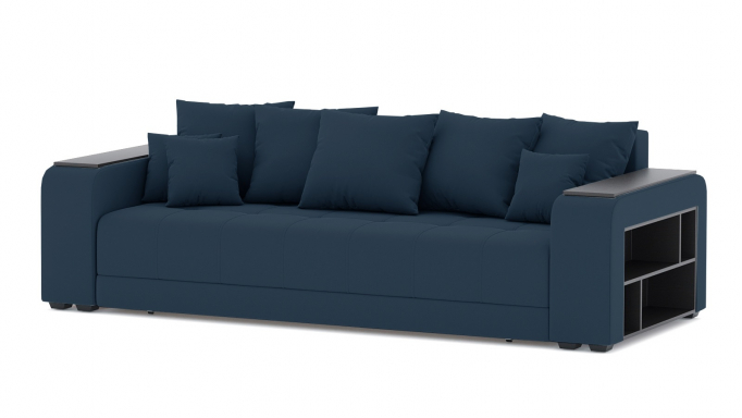 Диван-кровать "Дубай" еврокнижка, велюр Зара Индиго 26