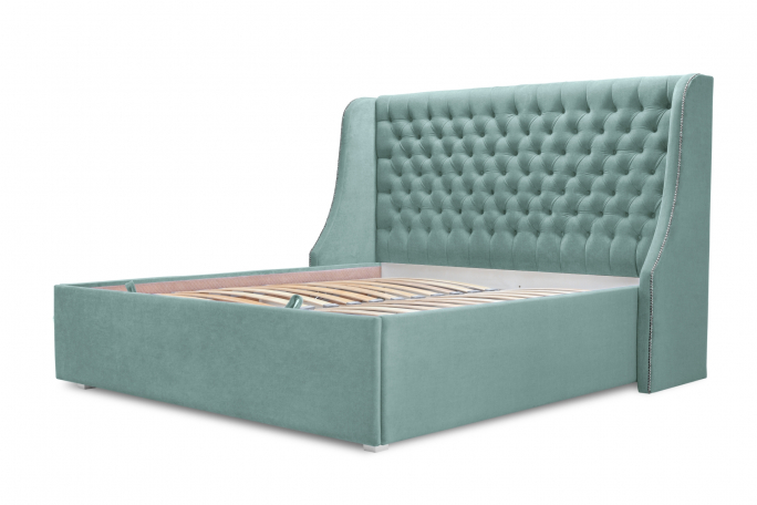 Кровать "Пандора" велюр Velutto (Велутто) 43
