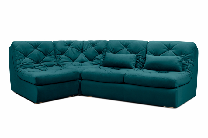 Угловой модульный диван-кровать "Борнео" велюр Velutto (Велутто) 20