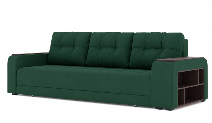Диван-кровать "Милан" велюр Зара Малахит 33