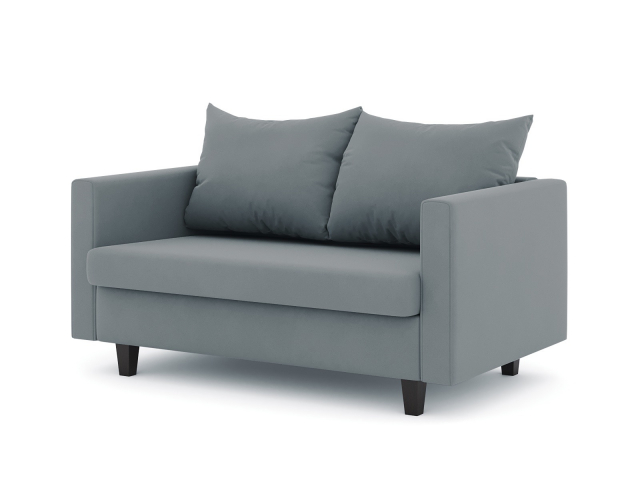 Диван прямой "Балко" велюр Зара Графит 32