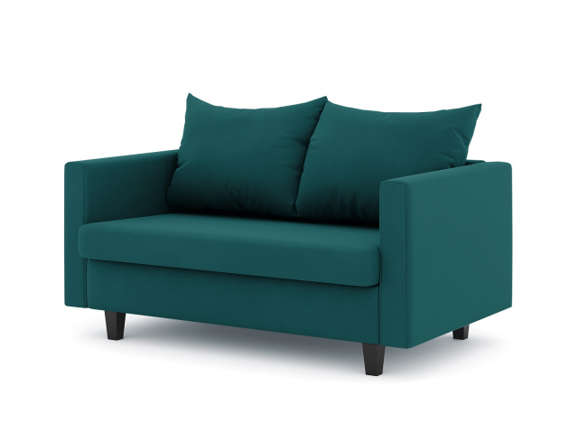 Диван прямой "Балко" велюр Зара Изумруд