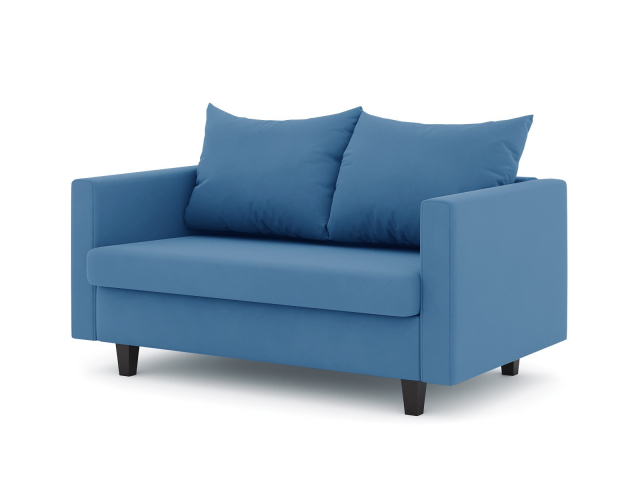 Диван прямой "Балко" велюр Зара Океан 45