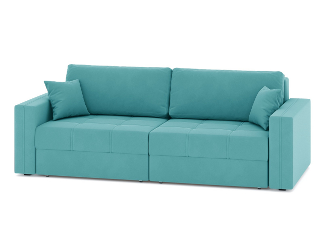 Диван-кровать "Брест" еврокнижка, велюр Зара Азур 48