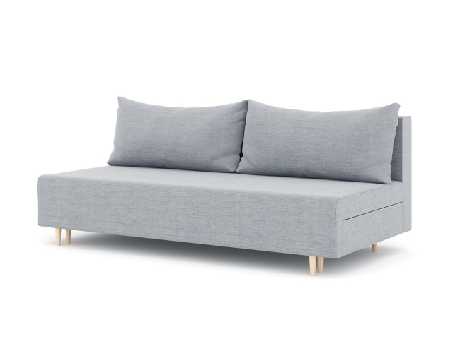 Диван-кровать "Mille (Милле) Смайл" без подлокотников, рогожка Дрим Люкс 8