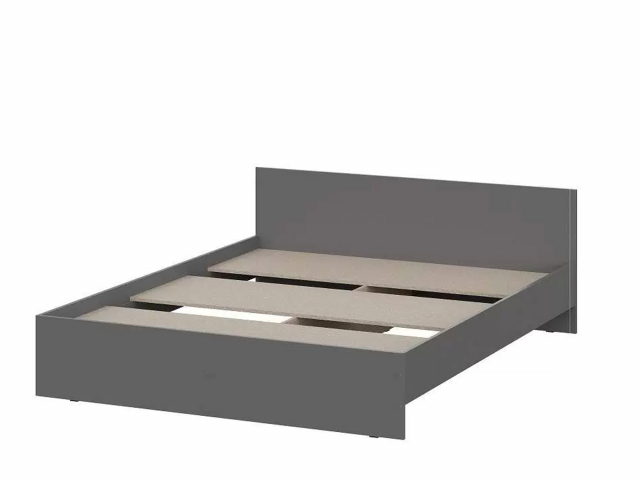 Кровать "Денвер" графит серый