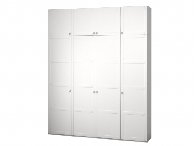 Шкаф 4-х створчатый "Бостон Ч-1+А" антресоль