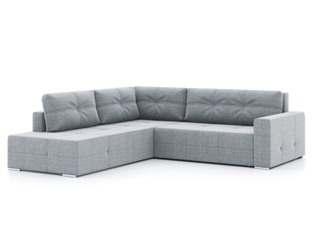 Угловой диван-кровать "Леос" еврокнижка, рогожка Дрим Люкс 8