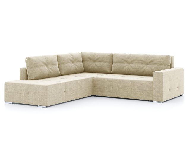 Угловой диван-кровать "Леос" еврокнижка, рогожка Дрим Люкс 1