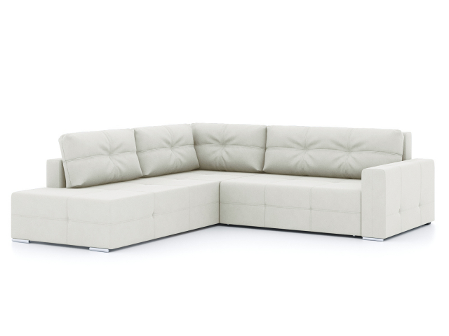 Угловой диван-кровать "Леос" еврокнижка, велюр Зара Крим 02