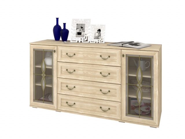 Тумба "Витраж-3" витражные стекла