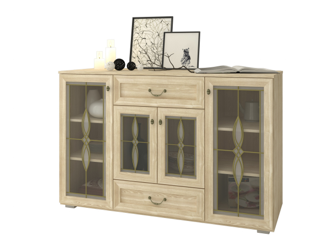 Тумба "Витраж-5" витражные стекла