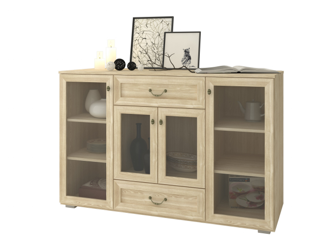 Тумба "Витраж-5" прозрачные стекла