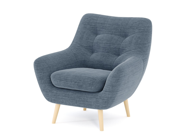 Кресло для отдыха "Бари" рогожка Дрим Блю