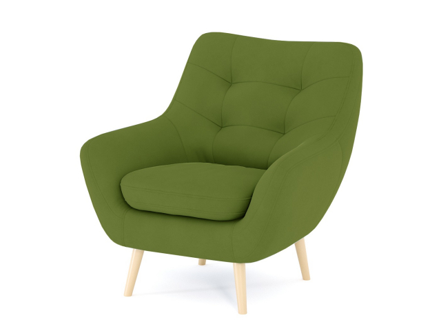 Кресло для отдыха "Бари" велюр Зара Грин 29