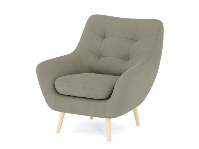 Кресло для отдыха "Бари" велюр Зара Лайт 04