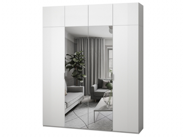 Шкаф 4-х створчатый "Марсель Ч-1+А" зеркала