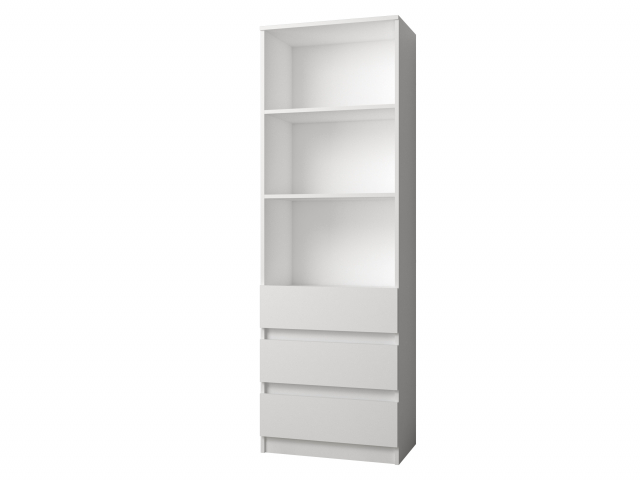 Шкаф-стеллаж "Челси 2" белый