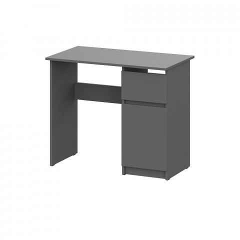 Стол письменный "Денвер" 0,9 м, графит серый