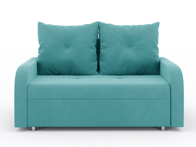 Диван-кровать "Мини Люкс" 143х105, велюр Зара Азур