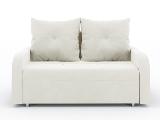 Диван-кровать "Мини Люкс" 143х105, велюр Зара крим 02