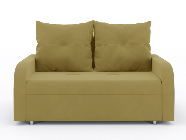 Диван-кровать "Мини Люкс" 143х105, велюр Зара Уеллоу 44