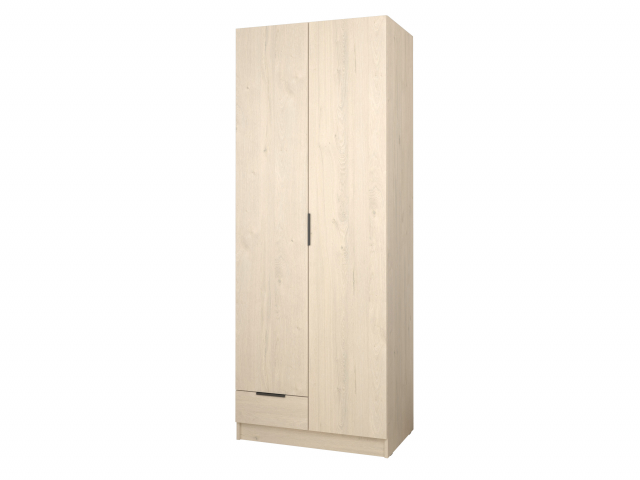 Шкаф распашной "Бруно-2.12" дуб приморский белый