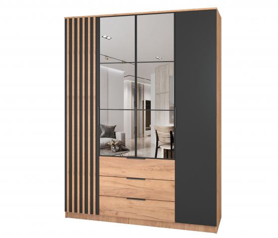 Шкаф четырехстворчатый "Соренто-2"