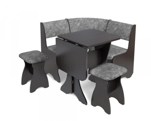 Кухонный набор "Тюльпан-мини" однотон, венге, велюр графит