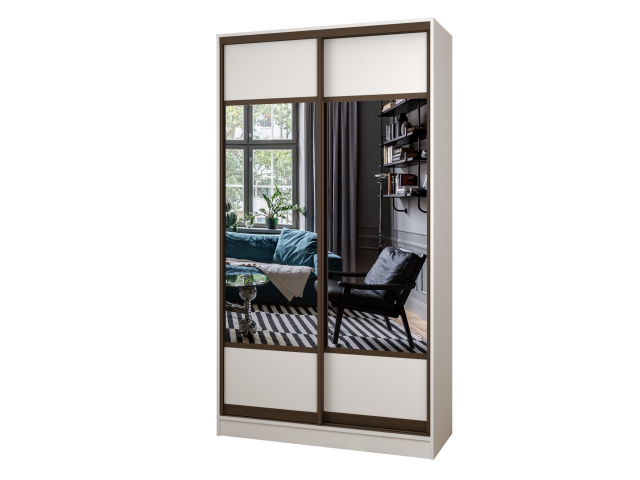 Шкаф-купе "Борнео-2-1" 2-х дверный, компоновка 2