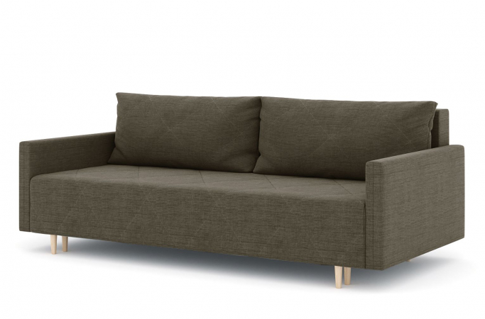 Диван-кровать "Mille (Милле) с подлокотниками" еврокнижка, рогожка Дрим Люкс 5