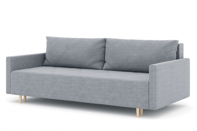 Диван-кровать "Mille (Милле) с подлокотниками" еврокнижка, рогожка Дрим Люкс 8