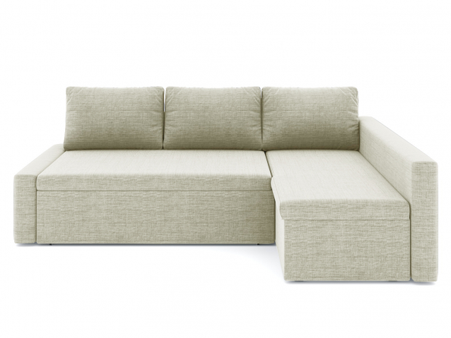 Угловой диван-кровать "Фрихетен", рогожка Дрим Беж