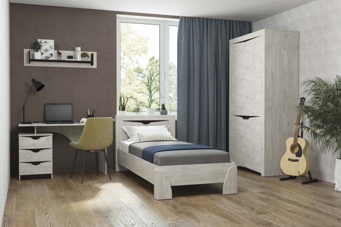 Детская "Лючия" бетон пайн белый/венге