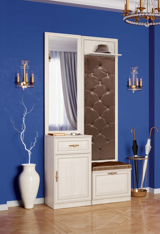 Прихожая "Габриэлла" вудлайн кремовый