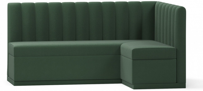 Диван кухонный угловой "Кафф" Green