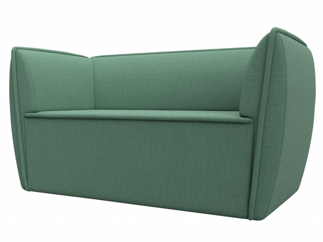 Диван "Бергамо" 2-х местный рогожка Амур зеленый, 123703