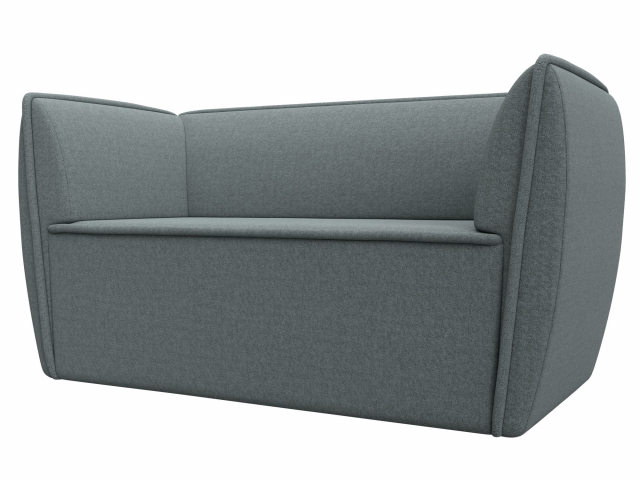 Диван "Бергамо" 2-х местный рогожка Амур серый, 123705