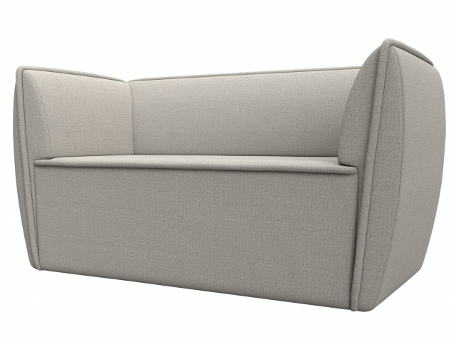 Диван "Бергамо" 2-х местный рогожка Амур бежевый, 123741