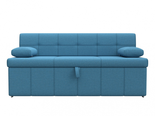 Кухонный диван "Лео" рогожка Амур голубой, 123859