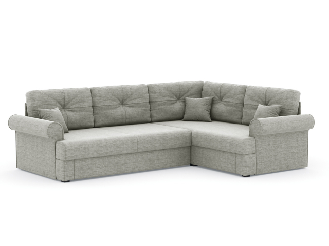 Угловой диван-кровать "Мирта", рогожка Дрим Люкс 2