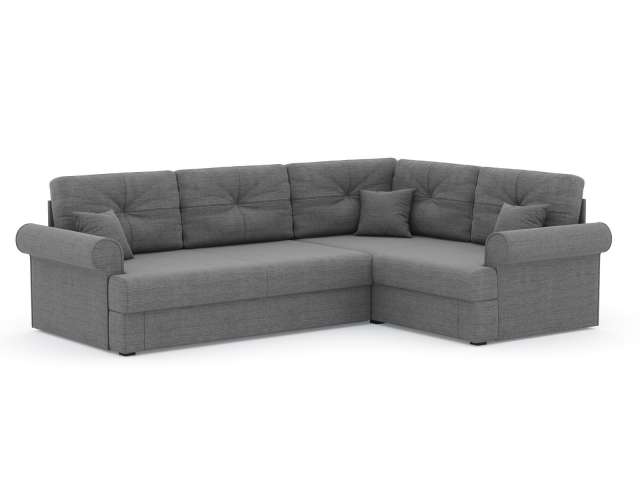 Угловой диван-кровать "Мирта", рогожка Дрим Люкс 11