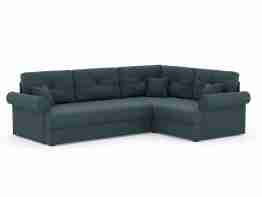 Современный диван-кровать угловой "мирта", рогожка дрим люкс 20